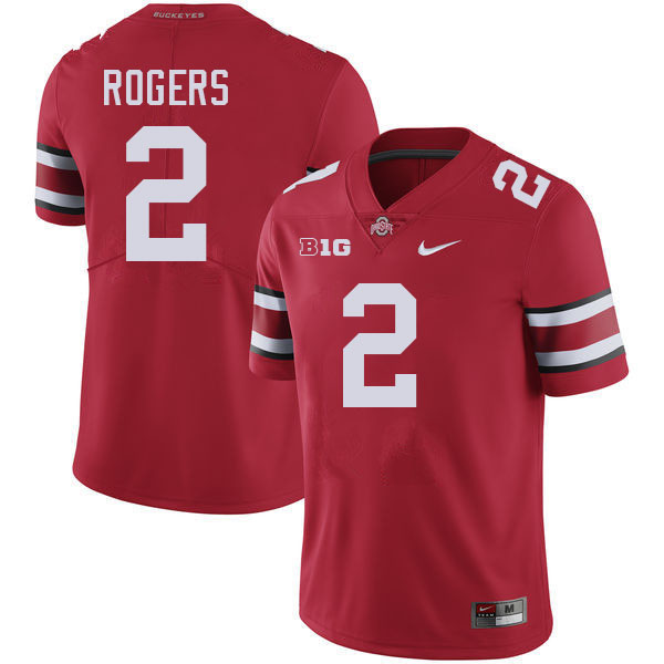 Anthony Rogers Ohio State Buckeyes Jersey College Football Uniforms-Red